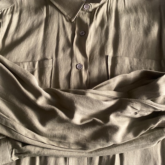 Army Green Blouse - Picture 5 of 5